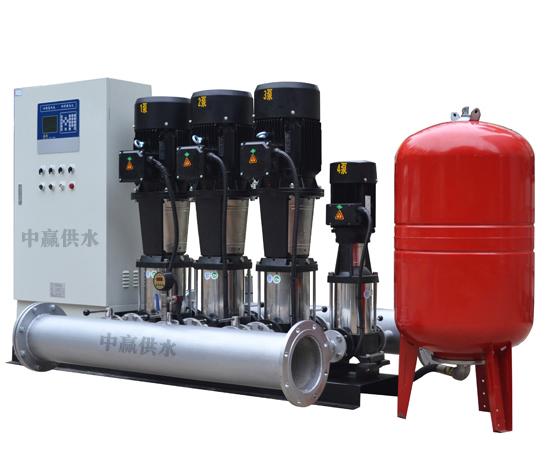 變頻恒壓供水系統(tǒng)主要由PLC、變頻器、觸摸屏、壓力變送器、動力及控制線路以及泵組組成